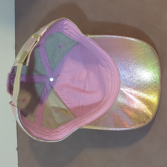 Disney Parks Earidescent Pink Mickey Mouse Hat 50th Anniversary Cap Hat - Picture 7 of 9